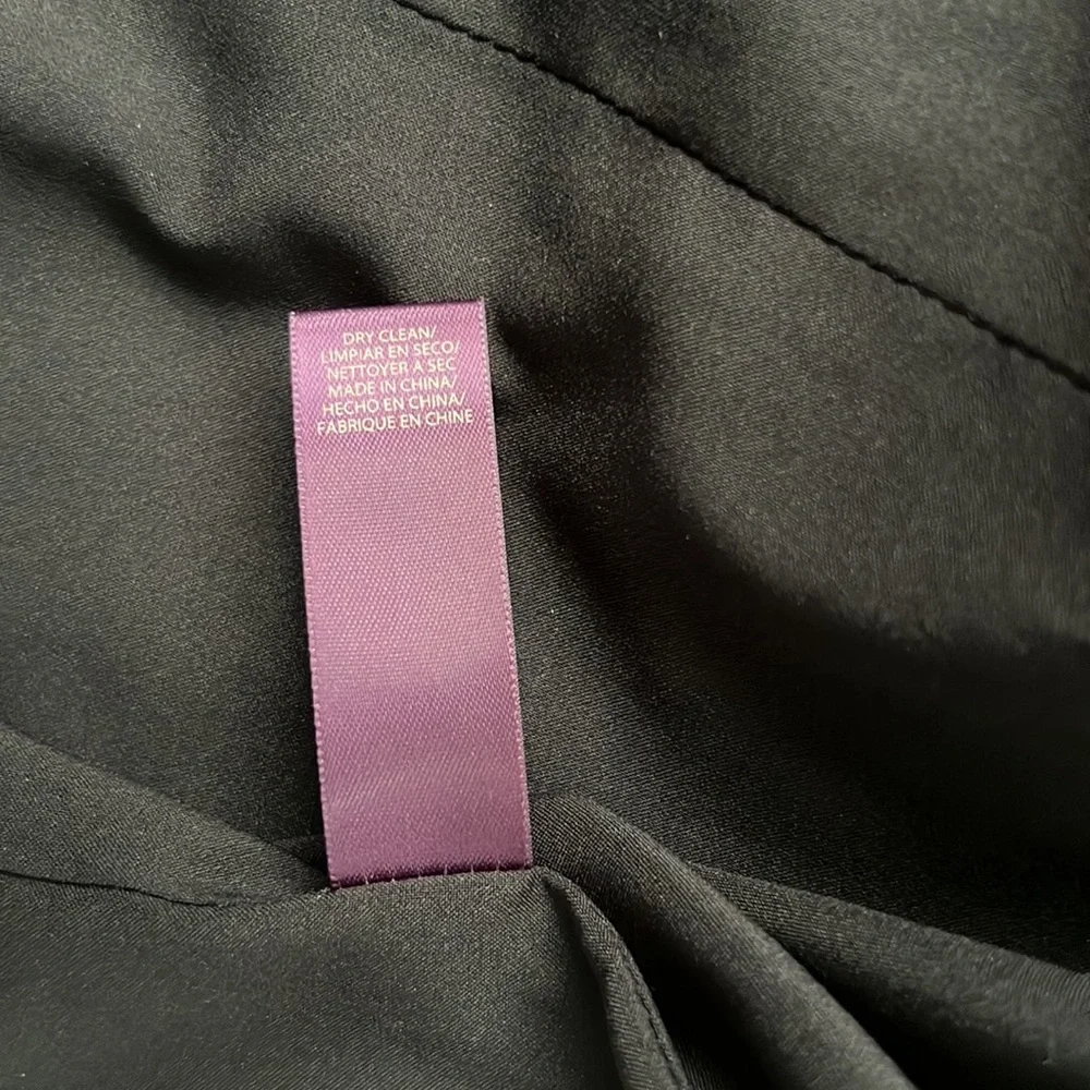 NEW VTG Rachel Roy Wool Leather Sexy Stretch Black Mini Sheath Zoe Dress 4 S 6 M - Picture 12 of 17